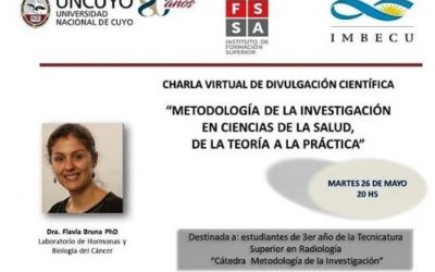 CHARLA VIRTUAL DE DIVULGACIÓN CIENTÍFICA