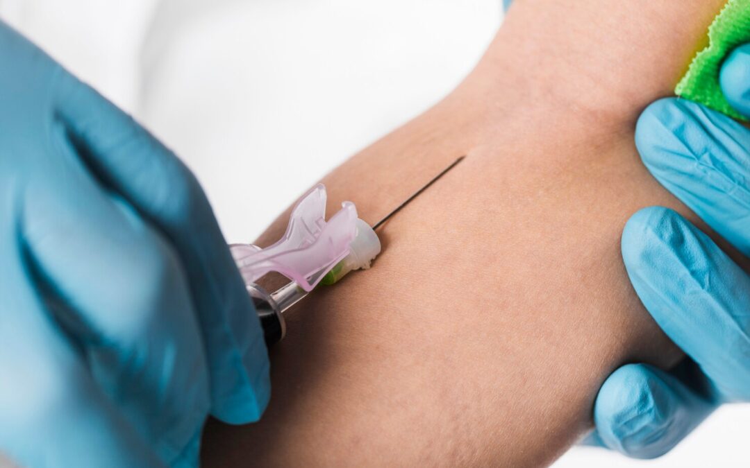 Venoclisis y extracción de sangre venosa periferica